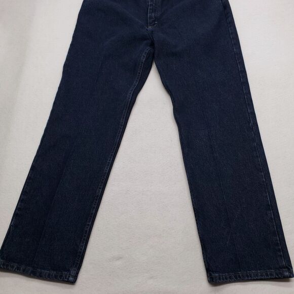 Wrangler Button Zip Casual Medium Wash Denim Jeans Mens Size 38x32 Blue - Picture 5 of 8